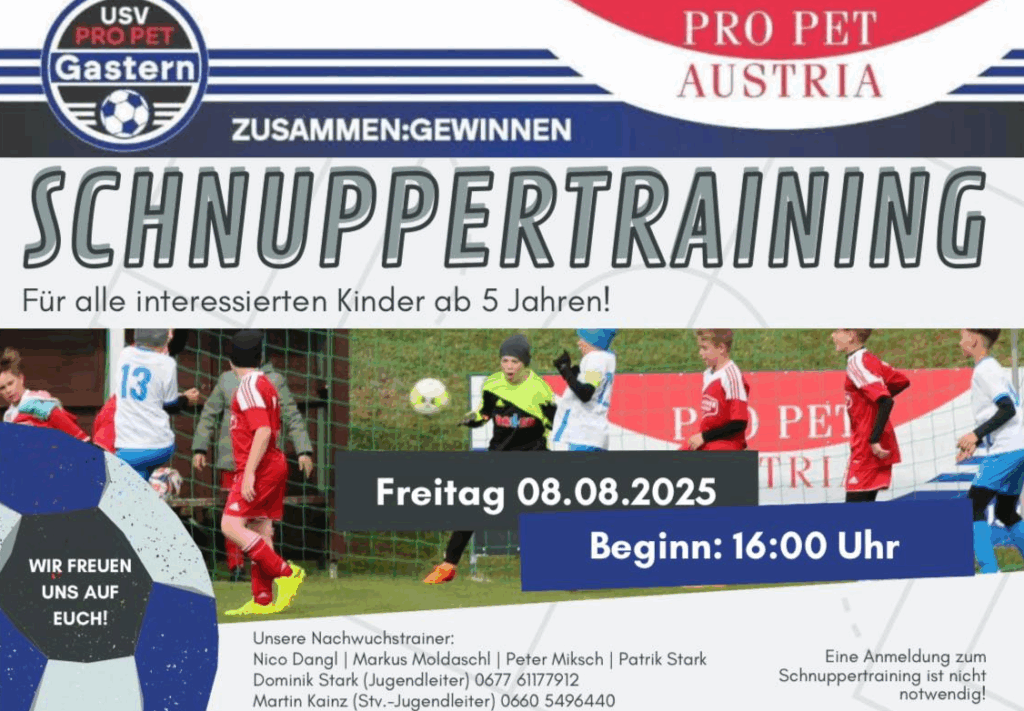 schnuppertraining
